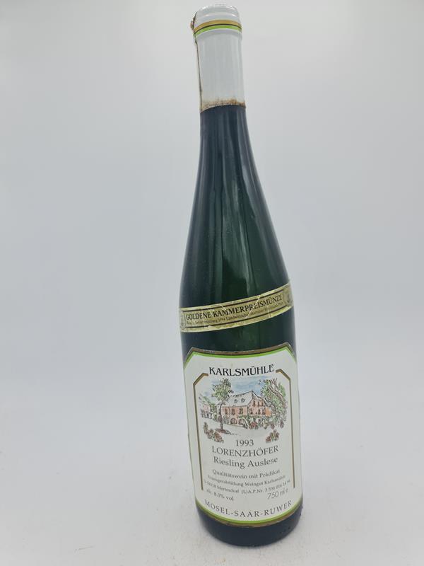 Weingut Karlsmhle - Lorenzhfer Riesling Auslese 1993