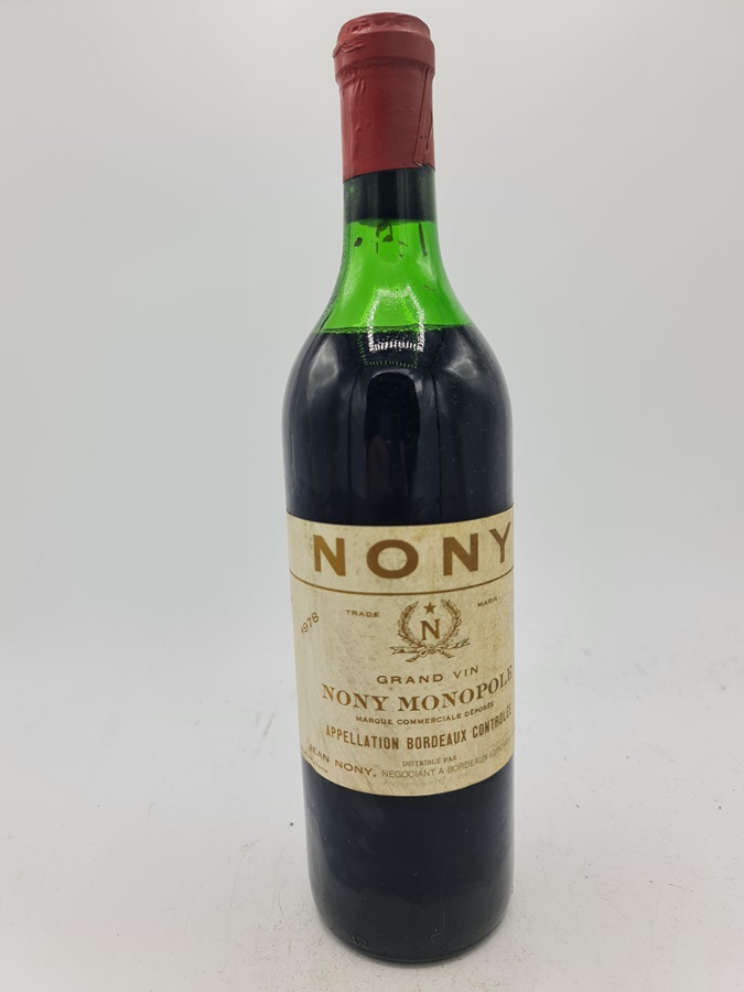 Jean Nony NONY MONOPOLE Grand Vin Bordeaux 1978