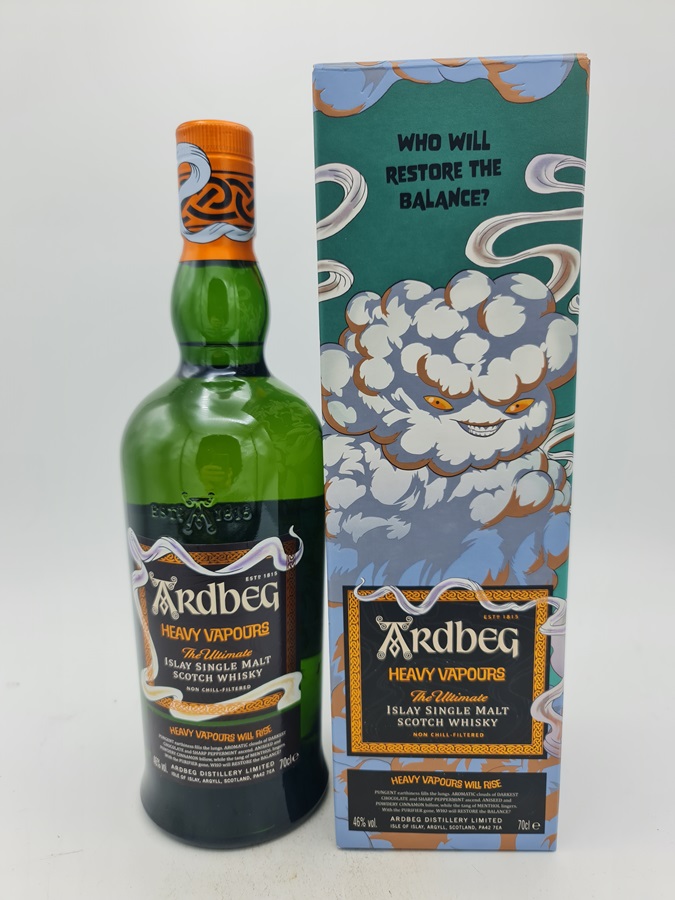 Ardbeg Heavy Vapours bottled 2022 Fis le 2023 Islay Single Malt Scotch Whisky 46% alc by vol 700ml