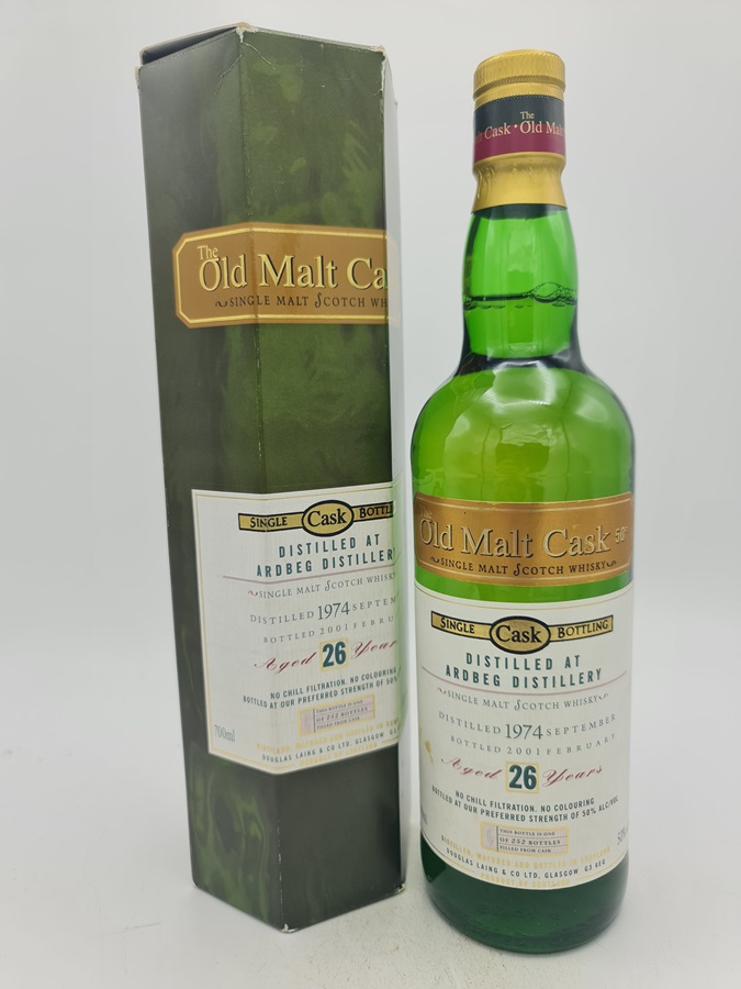 Ardbeg 1974 26 Years Old bottled 2001 Islay Single Malt Scotch Whisky Douglas Laing Old Malt Cask 50,0% alc by vol 700ml
