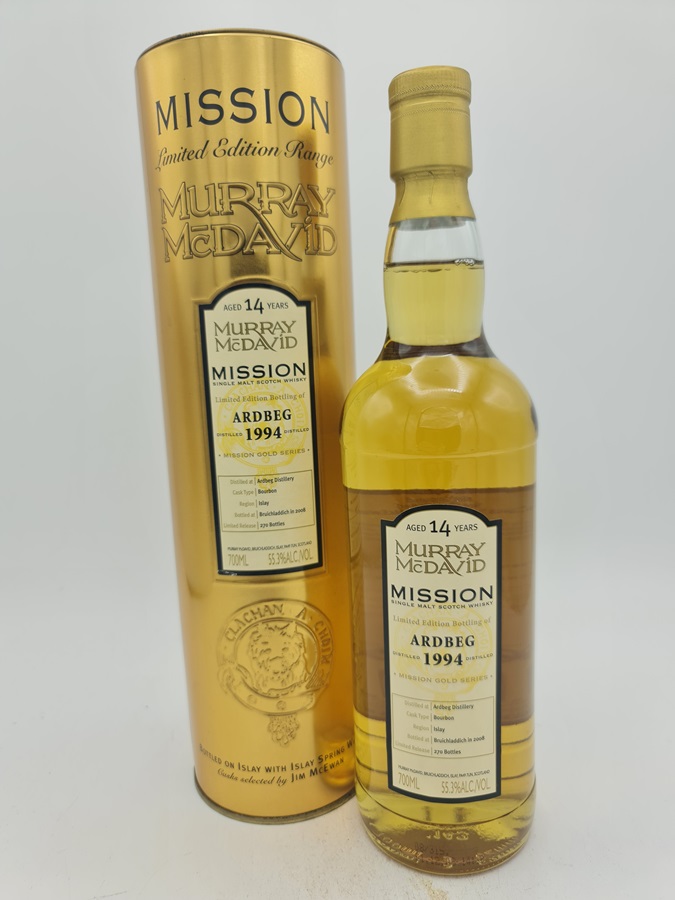 Ardbeg 1994 14 Years Old bottled 2008 Murray McDavid Mission Gold Series 55,3% alc by vol