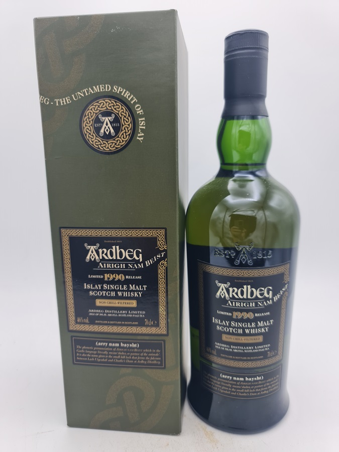 Ardbeg 1990 18 Years Old bottled 2008 Airigh Nam Beist Batch No. 3 46,0% alc by vol 700ml