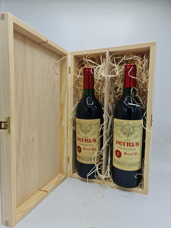Holzkiste Weinholzkiste Geschenkverpackung in Naturholz inkl. Holzwolle fr Zwei 750ml Flasche