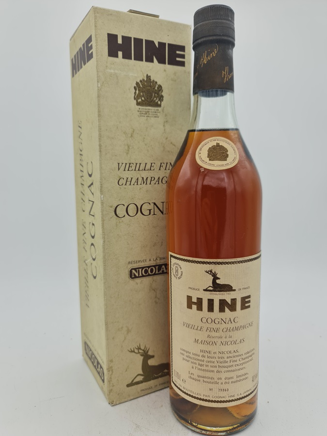 Hine Cognac - Vieille Fine Champagne Rserve MAISON NICOLAS NV 40% vol. 700ml  bt N29860 with OC