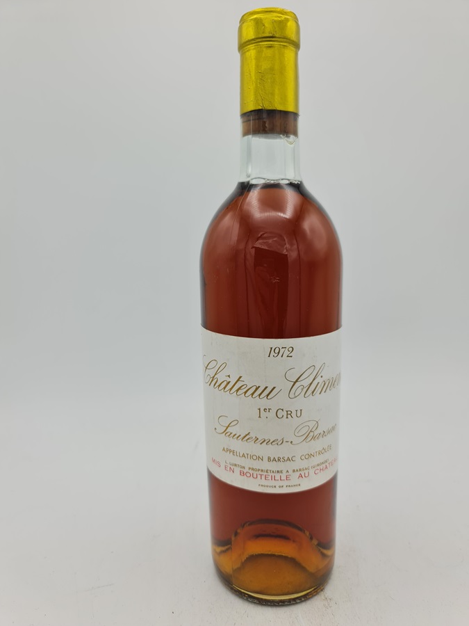 Chteau Climens 1er cru Sauternes 1972