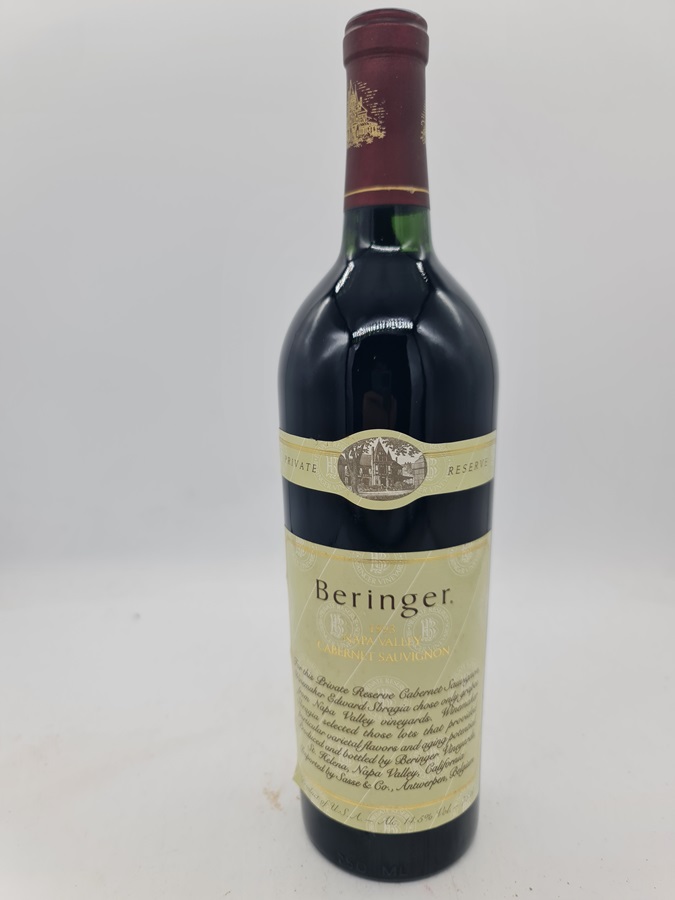 Beringer Vineyards Private Reserve Cabernet Sauvignon Napa Valley 1993