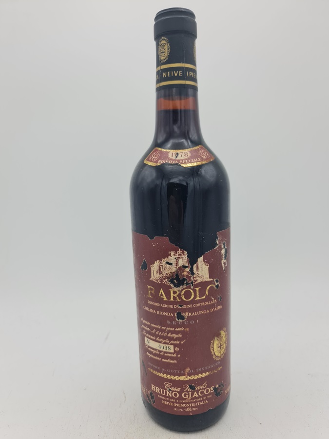 Bruno Giacosa - Collina Rionda Barolo Riserva DOCG 1978 Bt N4038