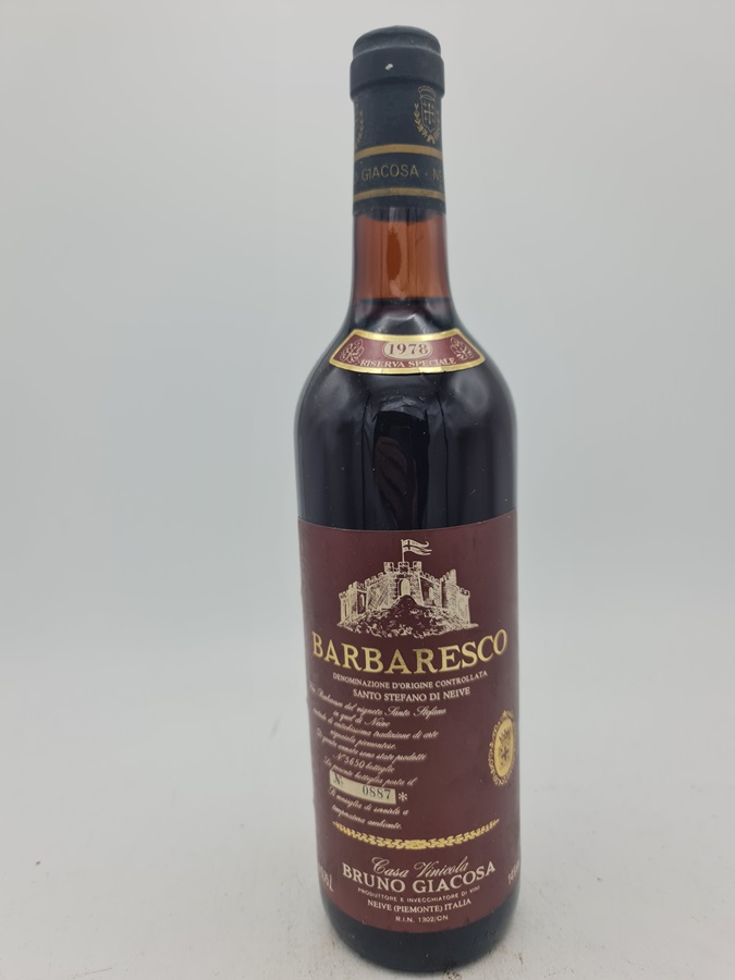 Bruno Giacosa - Collina Rionda Barolo Riserva DOCG 1978 Bt N0887