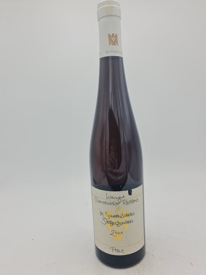 konomierat Rebholz - Im Sonnenschein Riesling Grosses Gewchs GG trocken 2001