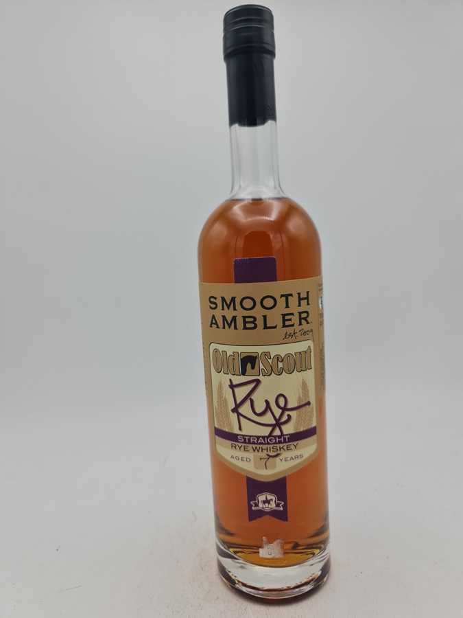 Smooth Ambler 7 Years Old bottled 2015 Straight Bourbon Whisky 'Old Scout Straight Bourbon' Batch 121 49,5% alc by vol 700ml