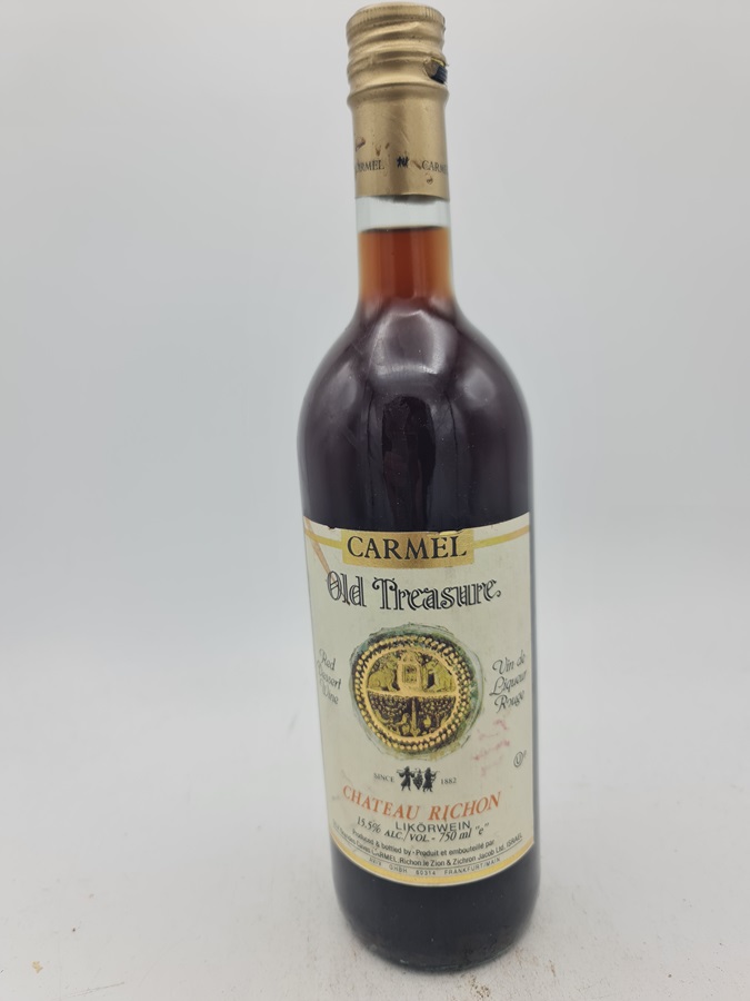 Chteau Richon - Carmel Red Treasure Red Desert Wine Israel 'old release from the 1980s'