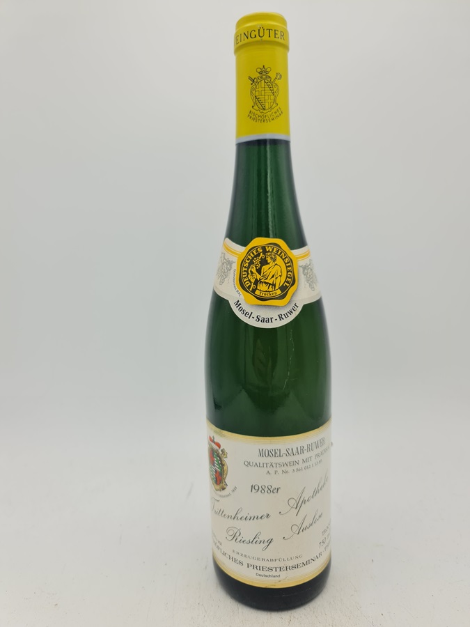 Bischfliches Priesterseminar - Trittenheimer Apotheke Riesling Auslese 1988