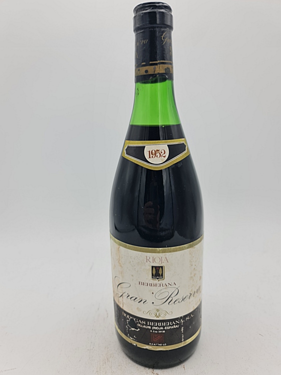 Bodegas Berberana Gran Reserva Rioja 1952