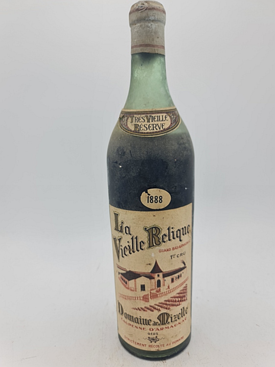 Domaine de Mizelle La Vieille Relique Grand Bas Armagnac 1er cru Rserve 1888 40% alc by vol