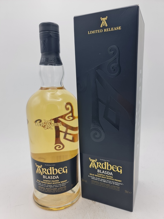 Ardbeg Blasda Lightly Peated Islay Single Malt Scotch Whisky First bottling 2008 L8 226 40,0% alc by vol 700ml